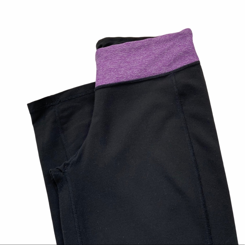 Purple Waistband Yogo Barley Boot Cut Pants